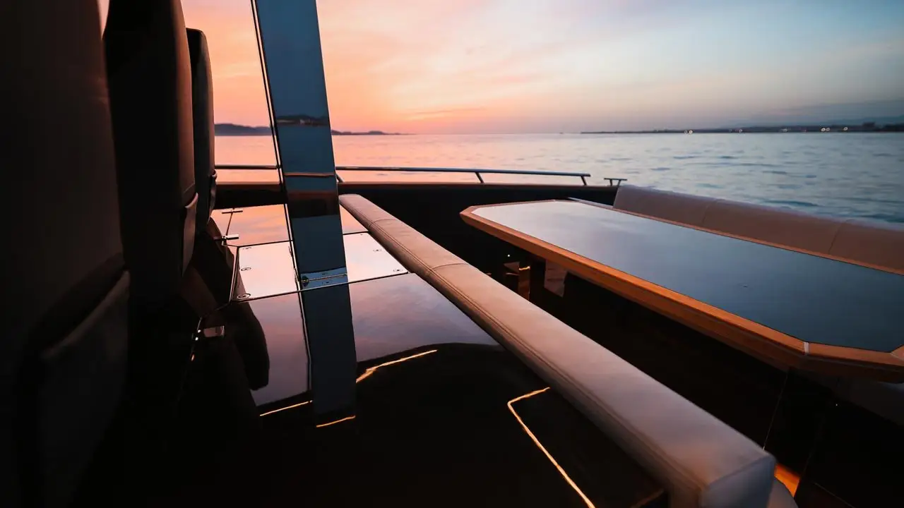 Forza 37, flybridge — Yacht Charter Marbella, Marbella. Un día de velocidad y baño frente a Marbella